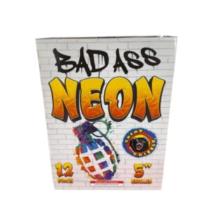 Bad Ass Neon 5" Canister Shells 12 pk