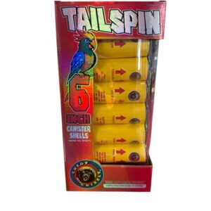 Tailspin 6" Canister Shells 6 pk