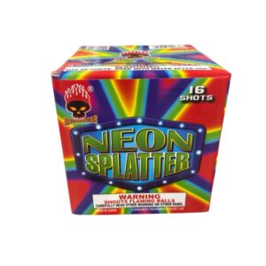 Neon Splatter 16 shots