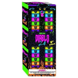 Neon Diablo 5" Shells 24 pk