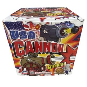 USA Cannon 9 shots