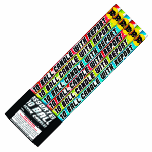 10 Ball Assorted Candle